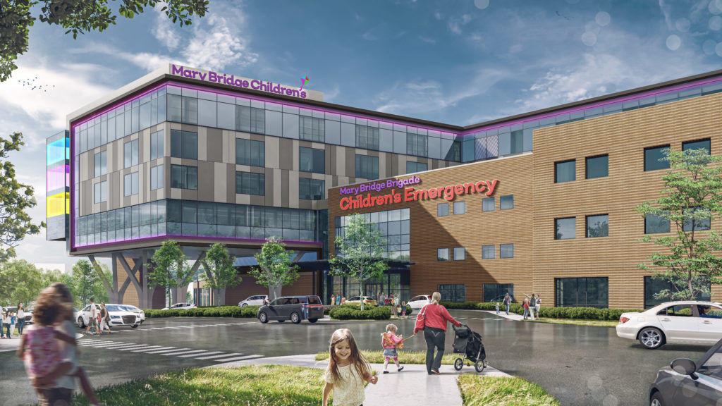 Renderings Released for Tacoma’s New Mary Bridge Children’s Hospital